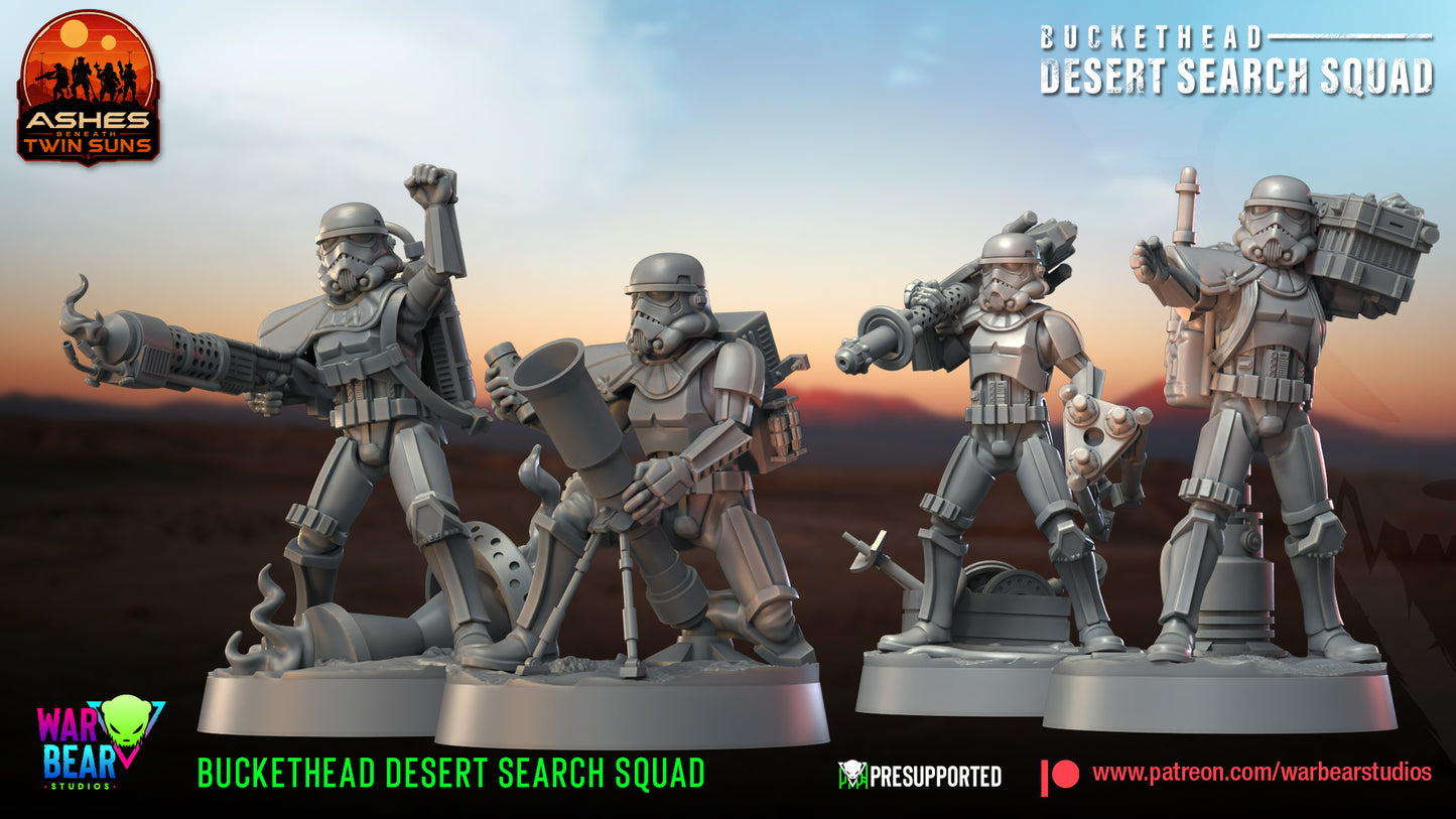 7 Imperial Desert Troopers star wars legion rpg shatterpoint war bear
