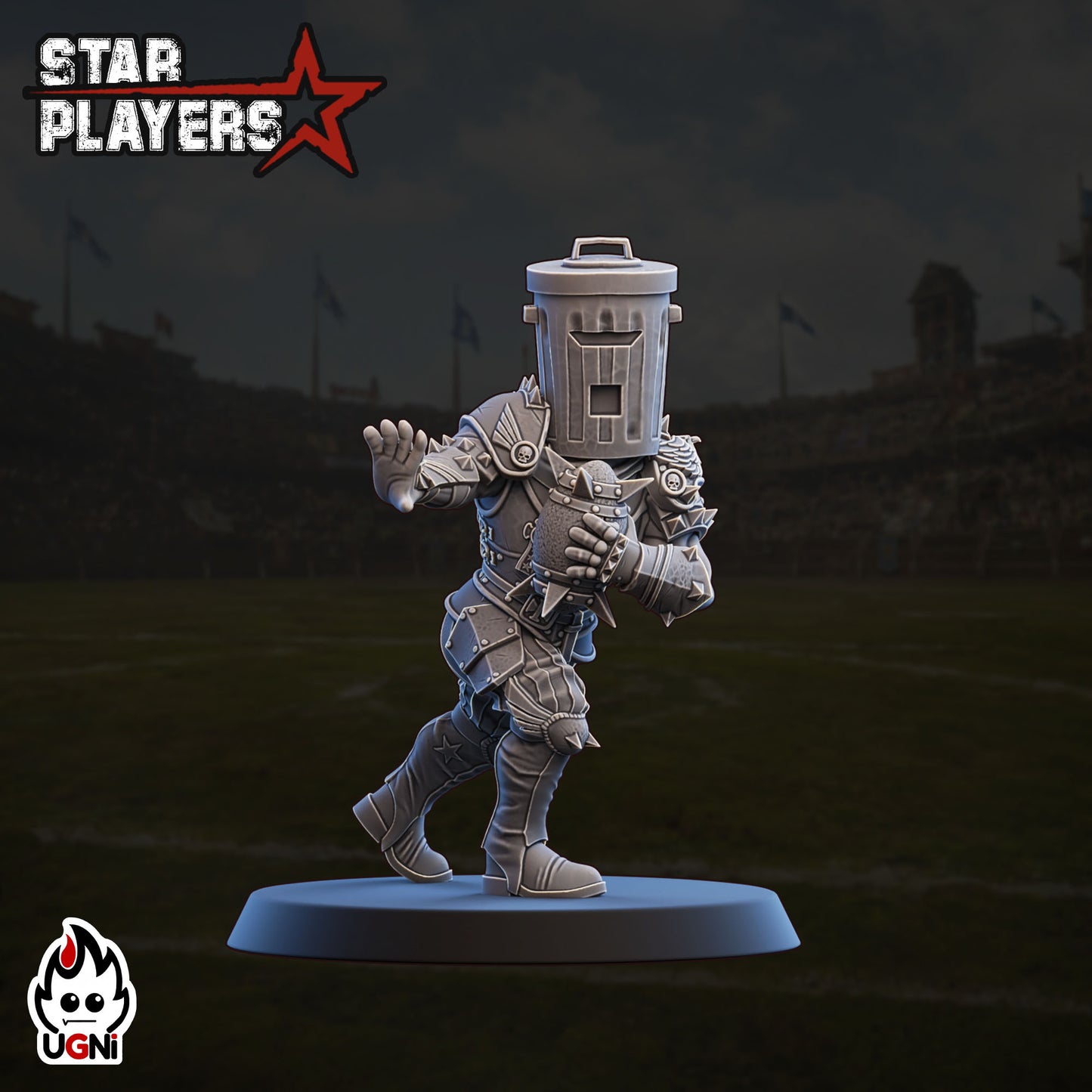 Knight Count Binface Star Player Fantasy Football UGNI