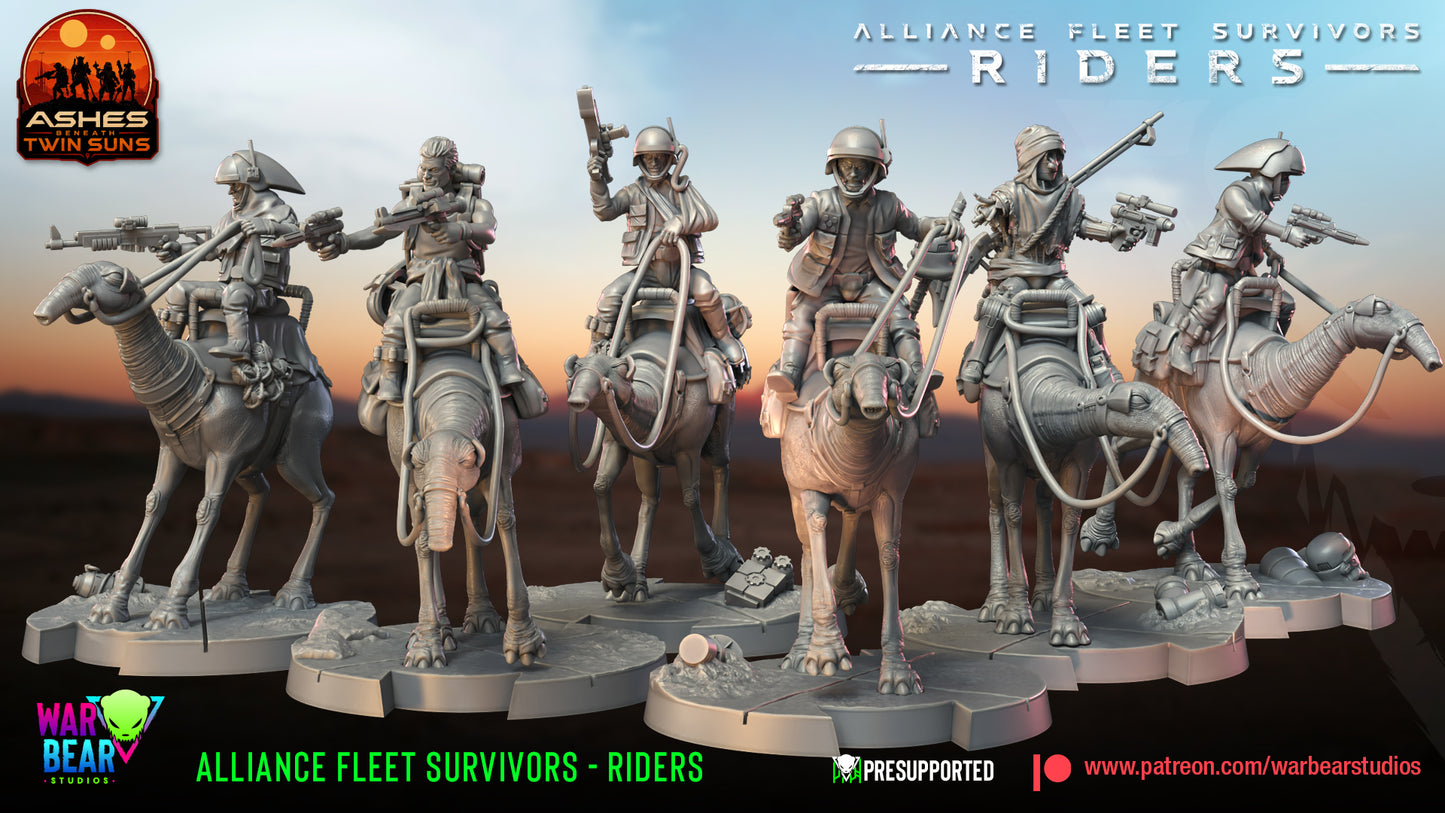 6 Rebel Eopie Riders Star wars legion rpg shatterpoint war bear