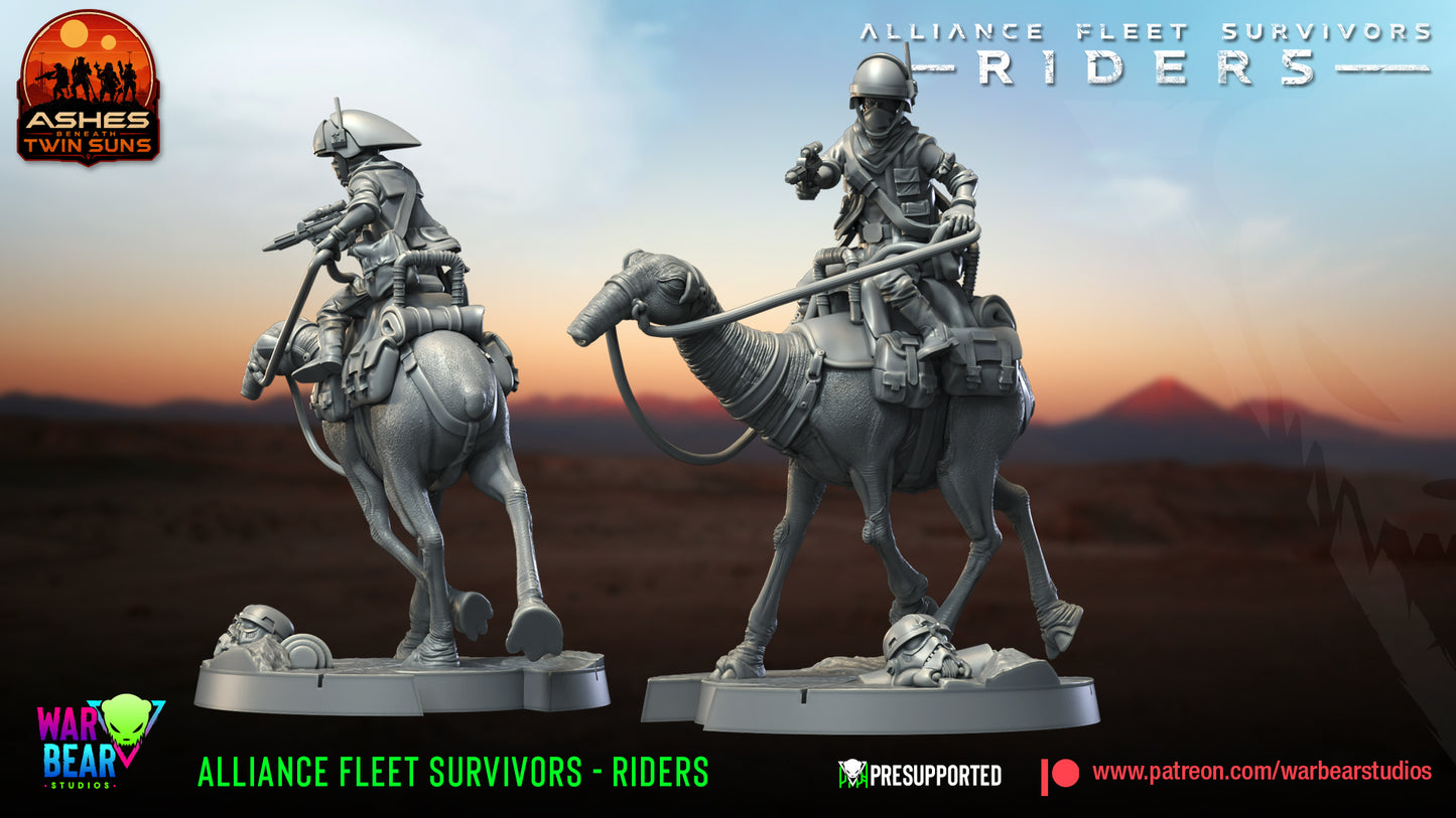 6 Rebel Eopie Riders Star wars legion rpg shatterpoint war bear
