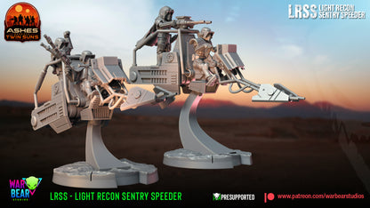 4 x LRSS Light Recon Sentry Speeder star wars legion rpg compatible warbear