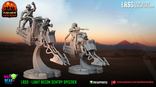 4 x LRSS Light Recon Sentry Speeder star wars legion rpg compatible warbear