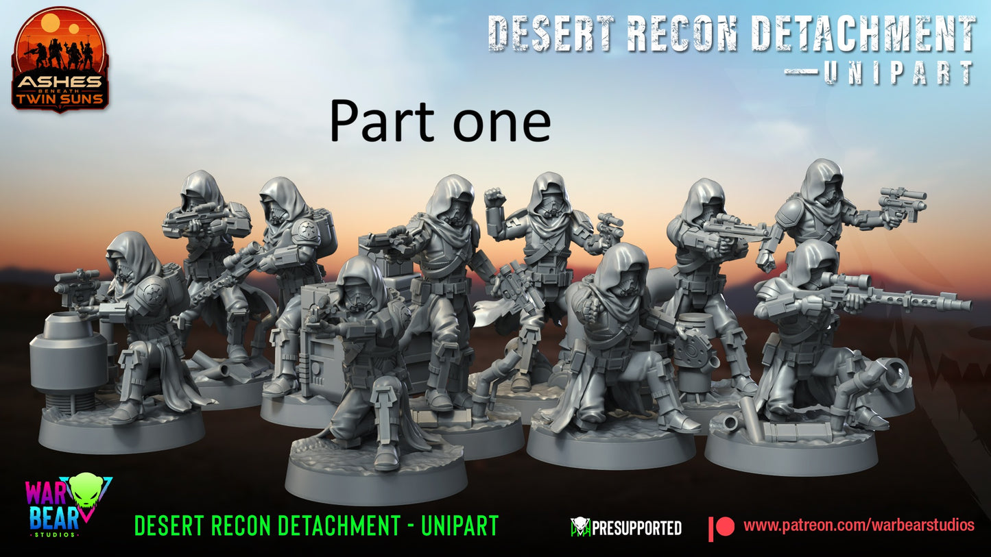 Imperial Desert Recon Troopers Star wars rpg legion shatterpoint War bear