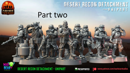 Imperial Desert Recon Troopers Star wars rpg legion shatterpoint War bear