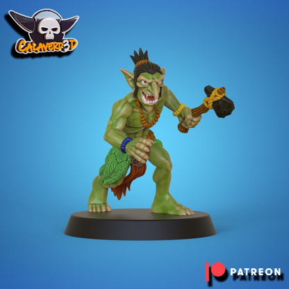 Hawaiian/Samoan Chaos Dwarf Fantasy Football proxy Team Calaverd