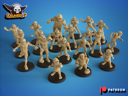 Human American Style Fantasy Football Team  - Calaverd