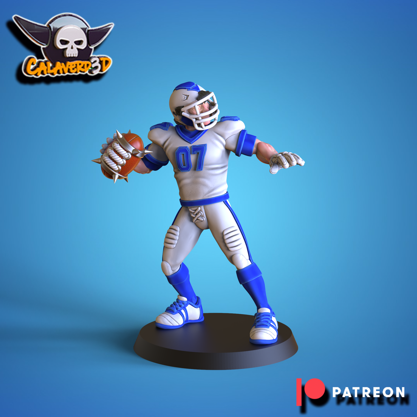 Human American Style Fantasy Football Team  - Calaverd