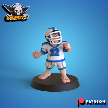 Human American Style Fantasy Football Team  - Calaverd