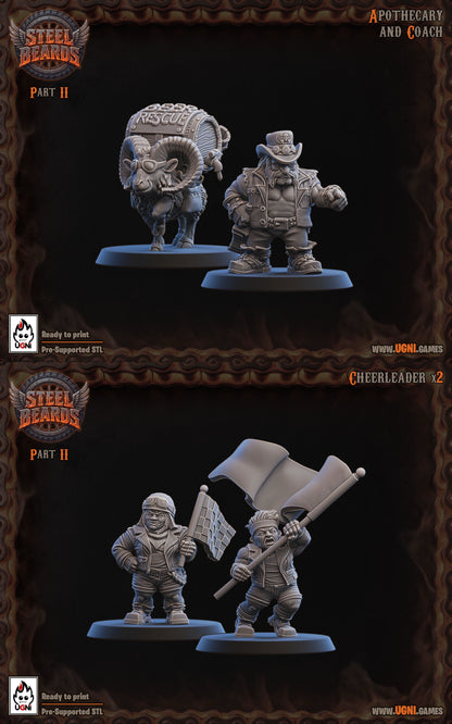 Steel Beards - Dwarf Fantasy Football Team - UGNI