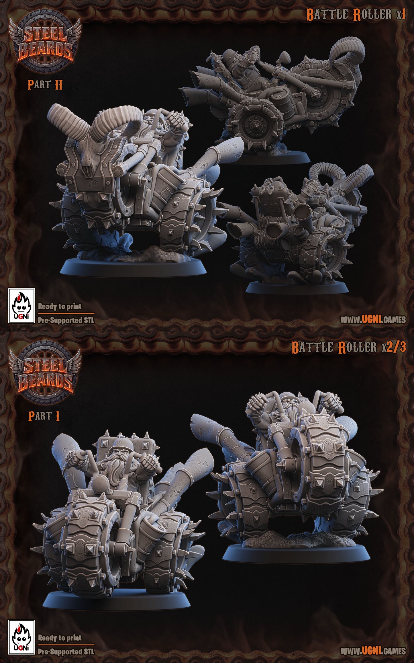 Steel Beards - Dwarf Fantasy Football Team - UGNI