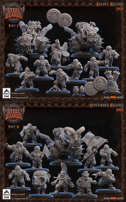 Steel Beards - Dwarf Fantasy Football Team - UGNI