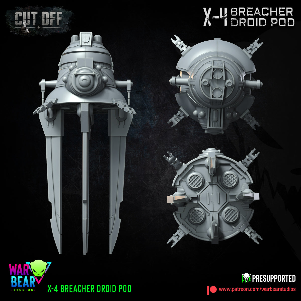 1 x Clanker Droid Breacher Pod star wars legion rpg shatterpoint warbear