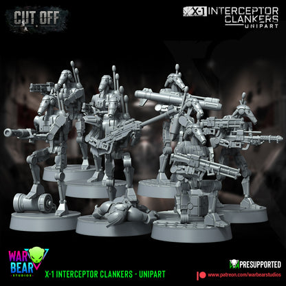 8 x Interceptor-Clanker Droids Star Wars legion shatterpoint compatible warbear