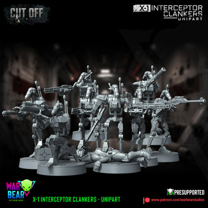 8 x Interceptor-Clanker Droids Star Wars legion shatterpoint compatible warbear