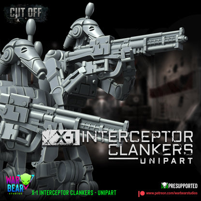 8 x Interceptor-Clanker Droids Star Wars legion shatterpoint compatible warbear