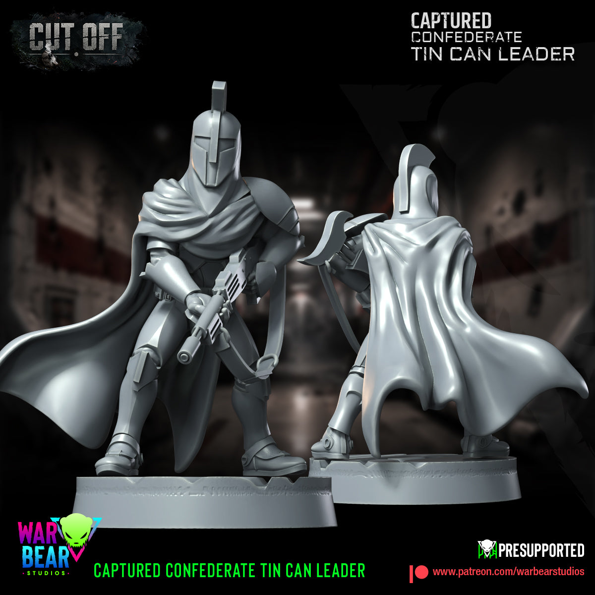Captured Confederate Leader & guards starwars rpg legion shatterpoint - war bear