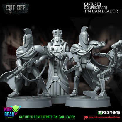 Captured Confederate Leader & guards starwars rpg legion shatterpoint - war bear