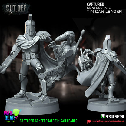 Captured Confederate Leader & guards starwars rpg legion shatterpoint - war bear