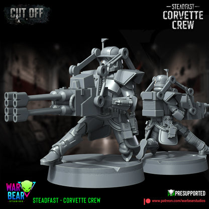 6 x Steadfast Corvette Crew starwars rpg legion shatterpoint - war bear