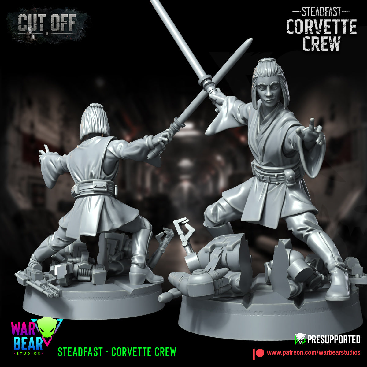 6 x Steadfast Corvette Crew starwars rpg legion shatterpoint - war bear