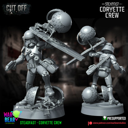 6 x Steadfast Corvette Crew starwars rpg legion shatterpoint - war bear