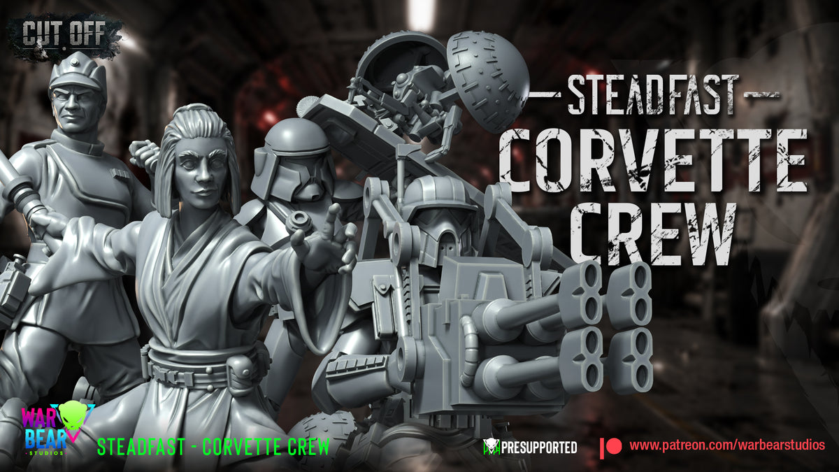 6 x Steadfast Corvette Crew starwars rpg legion shatterpoint - war bear