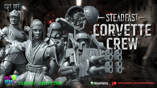 6 x Steadfast Corvette Crew starwars rpg legion shatterpoint - war bear