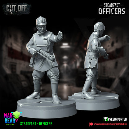 4 x Steadfast Imperial Officers starwars rpg legion shatterpoint - war bear