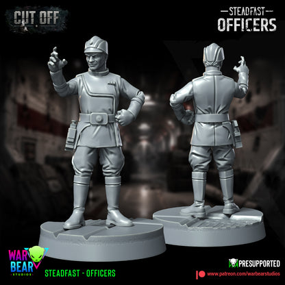 4 x Steadfast Imperial Officers starwars rpg legion shatterpoint - war bear