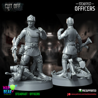 4 x Steadfast Imperial Officers starwars rpg legion shatterpoint - war bear