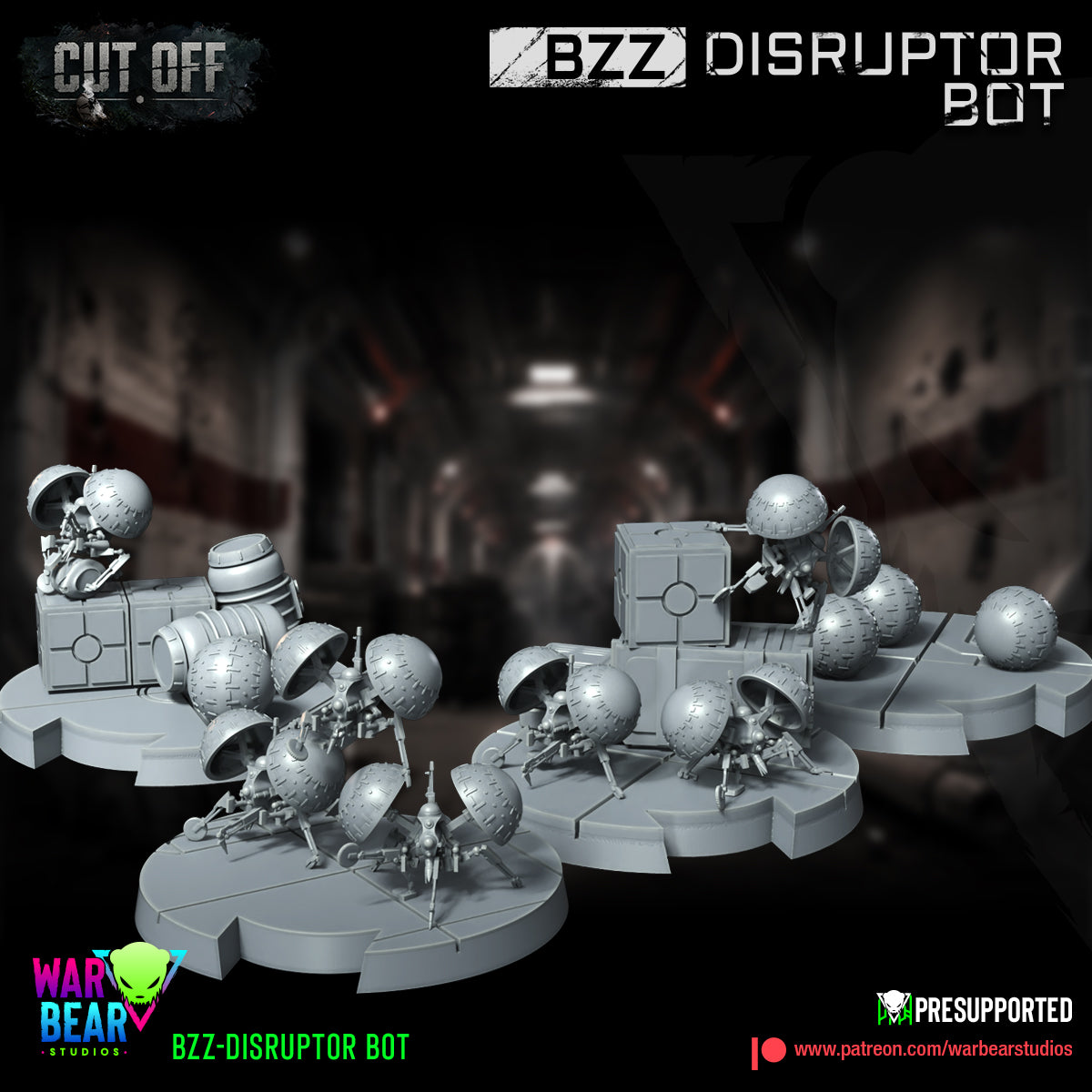 4 x Bzz Disruptor Bots starwars rpg legion shatterpoint - war bear