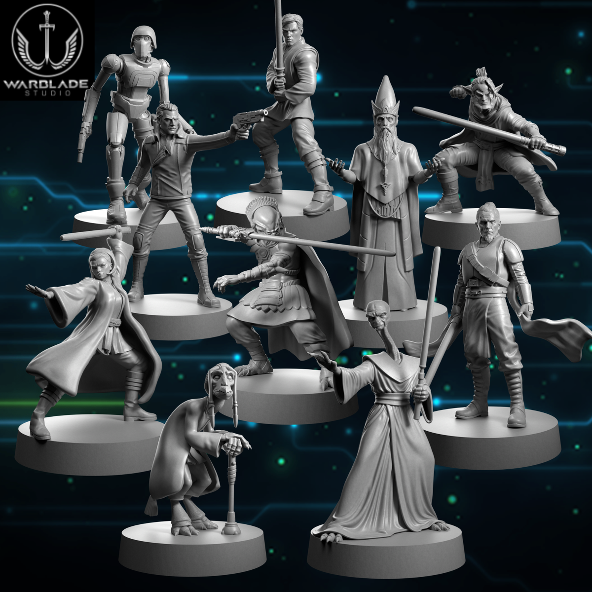 Warblade September 2026 collection - StarWars legion shatterpoint RPG compatible