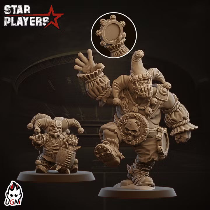 Ogre & Halfling - Clowns - Fantasy Football star player UGNI