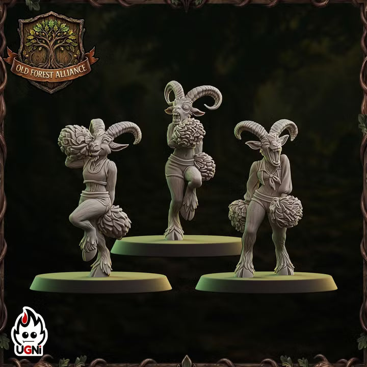 Goat Cheerleader x3 - Kingdom Alliance - Fantasy Football star player UGNI