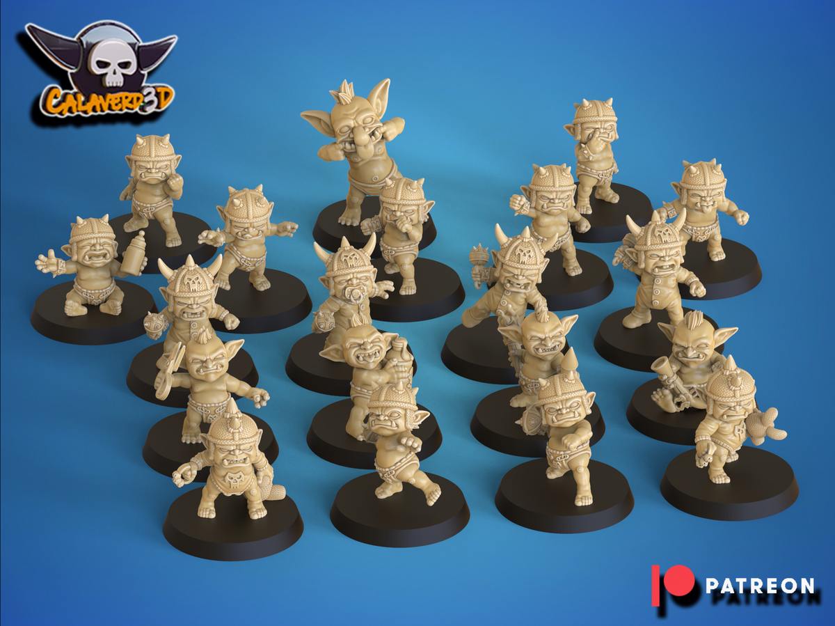 Baby Orc Fantasy Football Team  - Calaverd