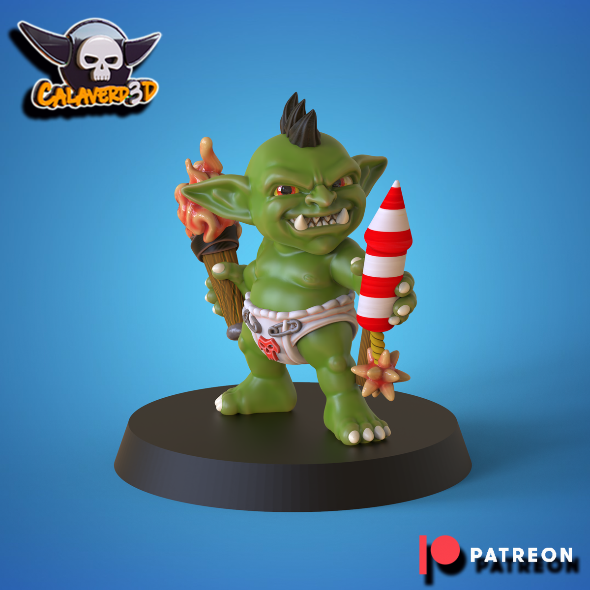 Baby Orc Fantasy Football Team  - Calaverd
