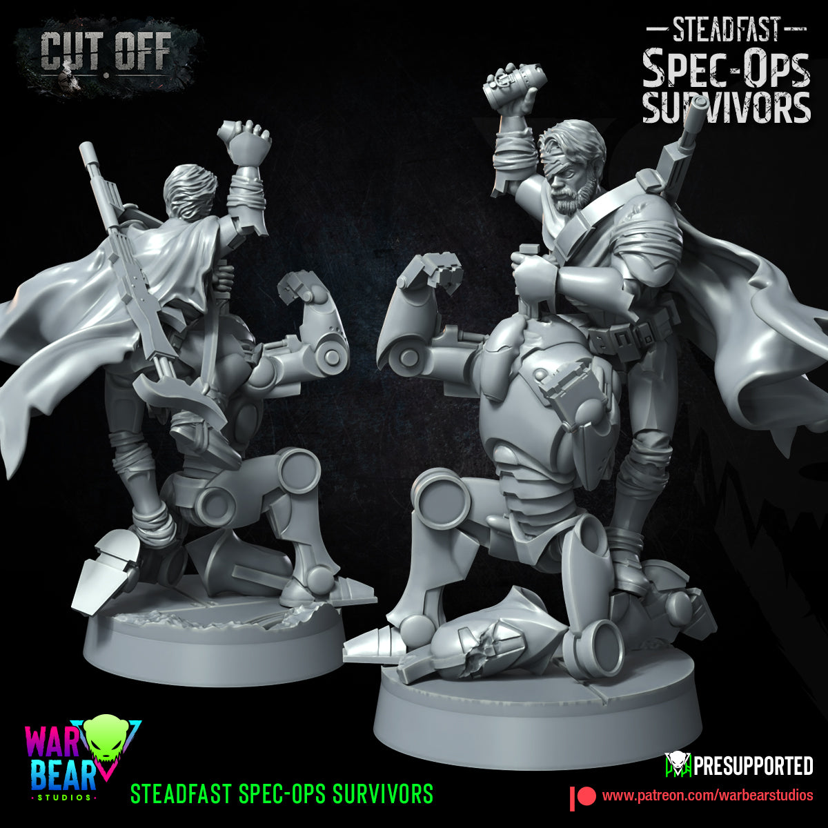 5 x Steadfast Spec Op Survivors star wars legion rpg shatterpoint warbear
