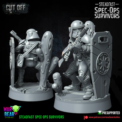 5 x Steadfast Spec Op Survivors star wars legion rpg shatterpoint warbear