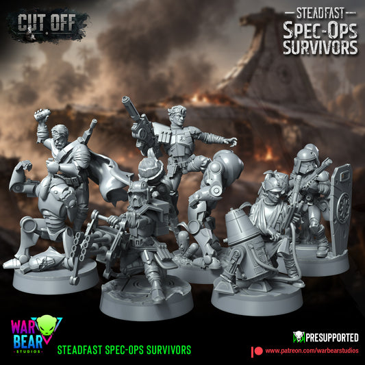 5 x Steadfast Spec Op Survivors star wars legion rpg shatterpoint warbear