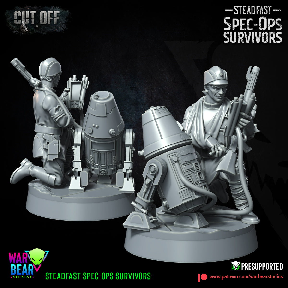 5 x Steadfast Spec Op Survivors star wars legion rpg shatterpoint warbear
