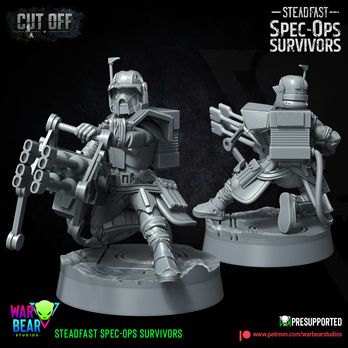 5 x Steadfast Spec Op Survivors star wars legion rpg shatterpoint warbear