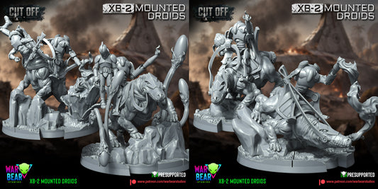 4 x XB-2-Mounted-Droids Star Wars legion shatterpoint compatible warbear