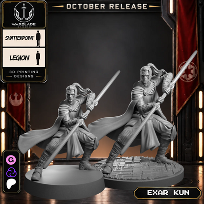 Warblade October 2026 collection - StarWars legion shatterpoint RPG compatible
