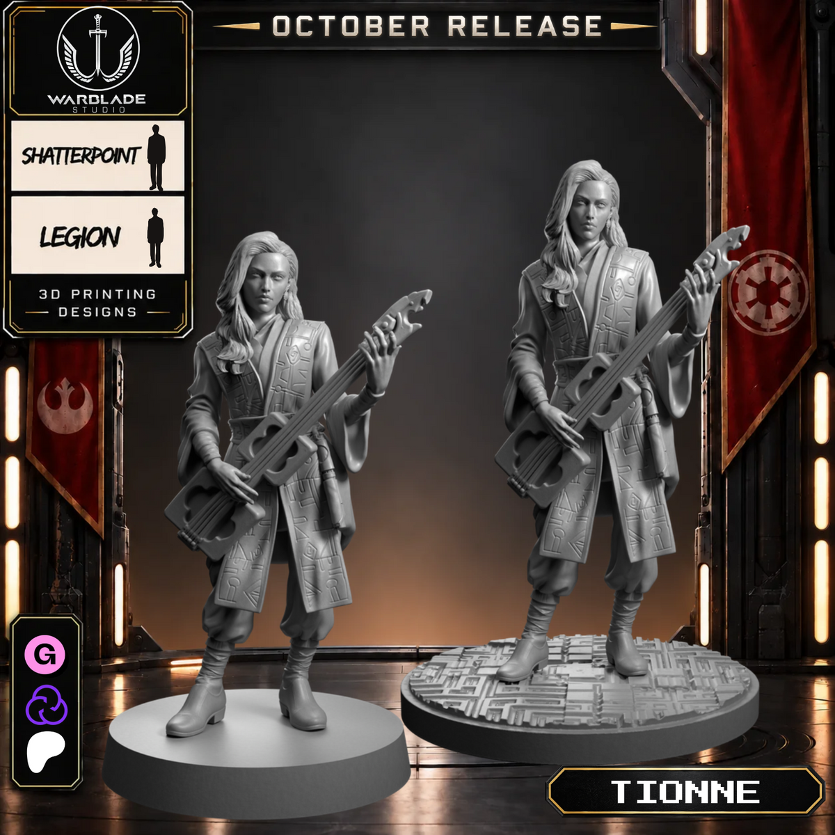 Warblade October 2026 collection - StarWars legion shatterpoint RPG compatible