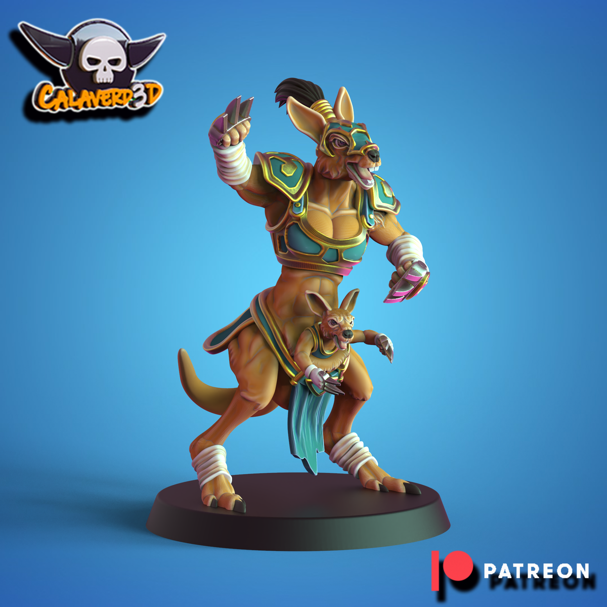 Red Kangaroos 'Frog / Slann' Proxy Fantasy Football Team  - Calaverd