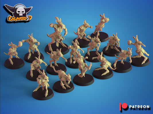 Red Kangaroos 'Frog / Slann' Proxy Fantasy Football Team  - Calaverd