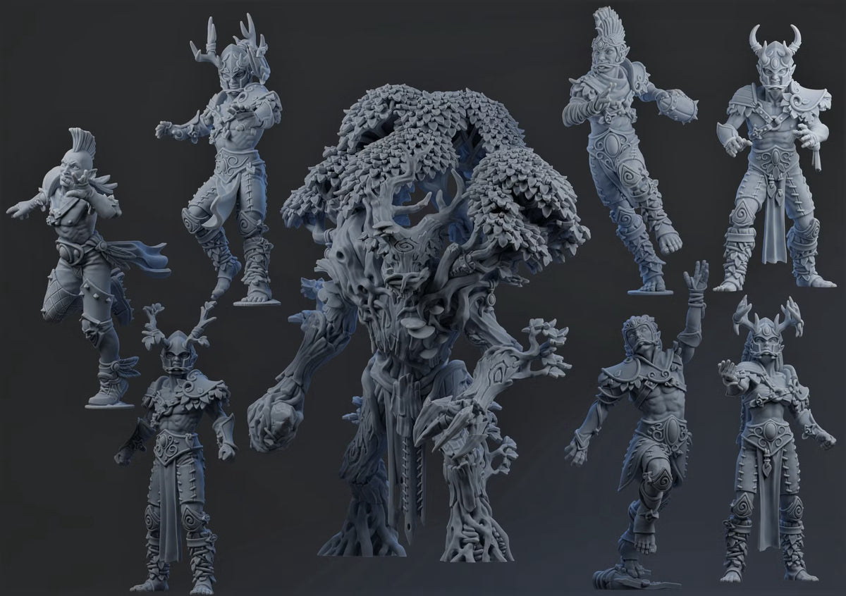 Wood Elf Forest Sylvan Fantasy Football  - Brutefun