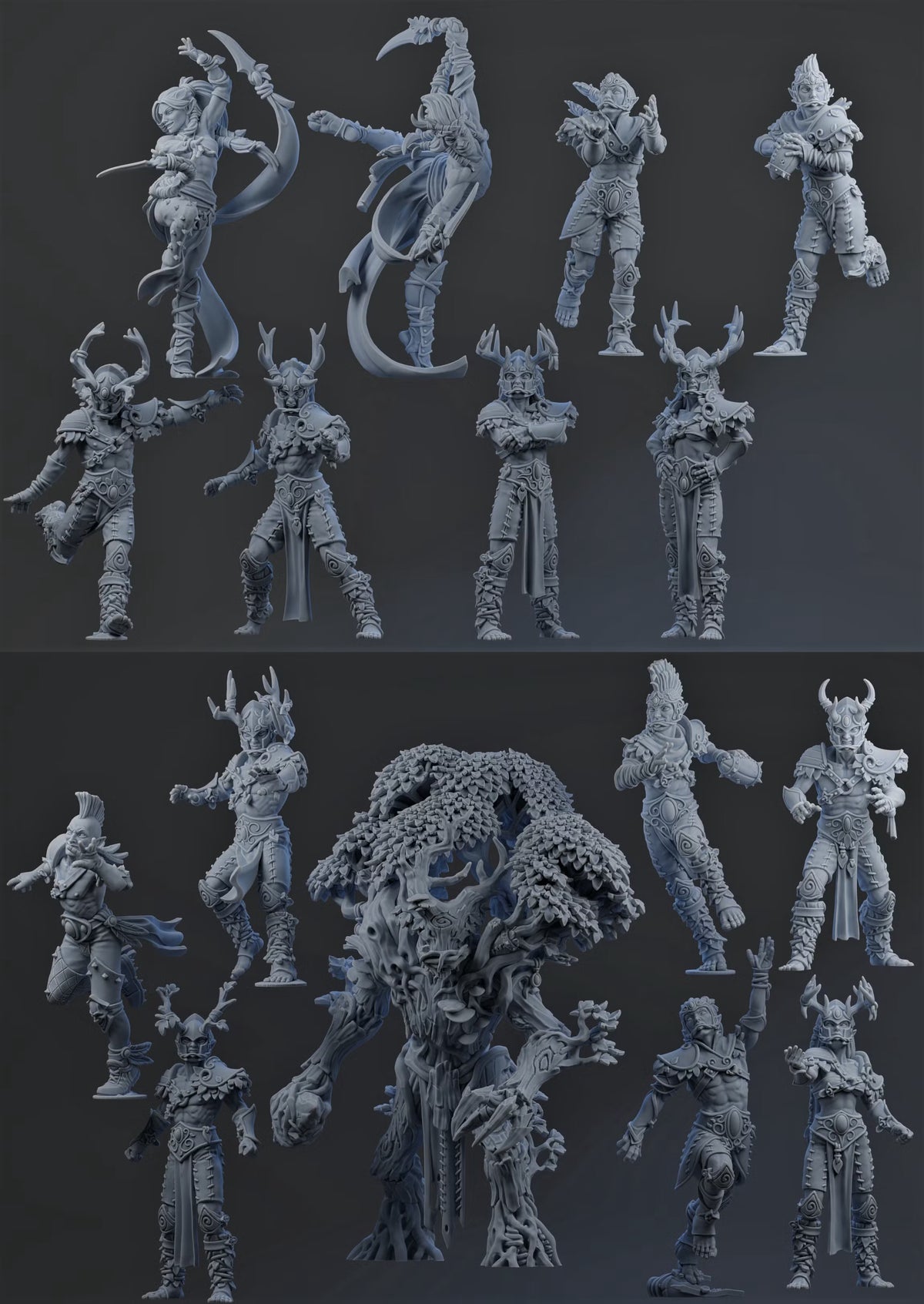 Wood Elf Forest Sylvan Fantasy Football  - Brutefun