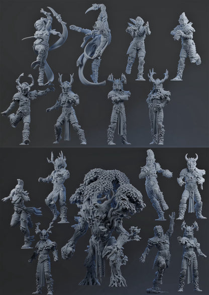 Wood Elf Forest Sylvan Fantasy Football  - Brutefun