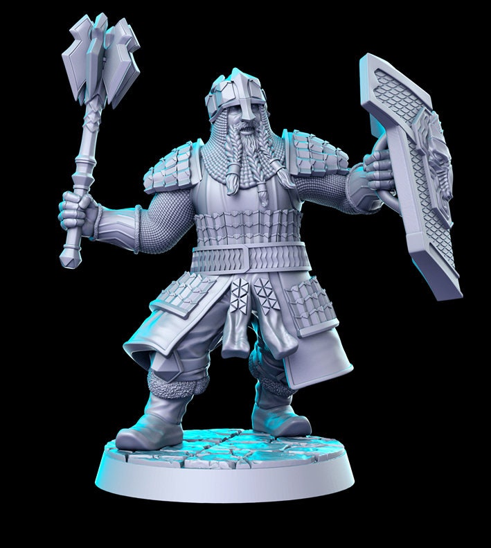 Dwarves - D&D Dungeons and Dragons Fantasy RPG gaming - RN Estudio miniatures